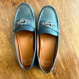 Gray Coach driver shoes